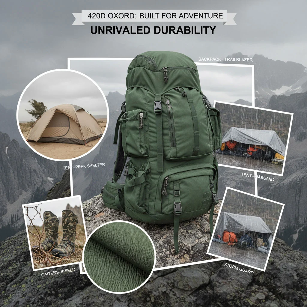 Polyester 420d Oxford Fabric