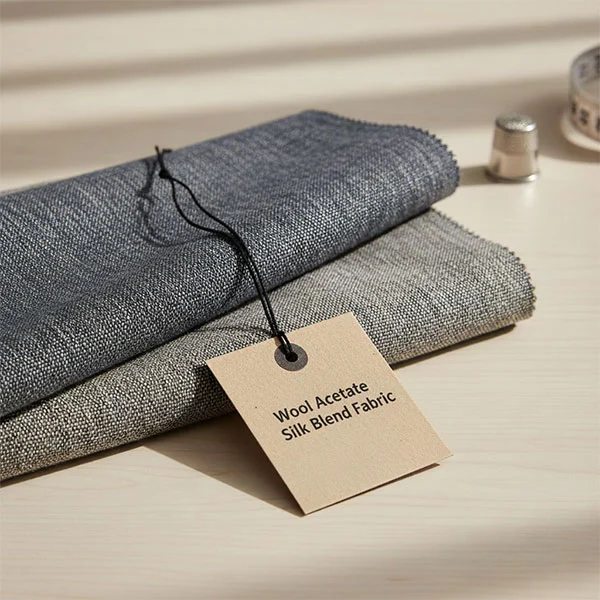 উল অ্যাসিটেট সিল্ক ব্লেন্ড ফ্যাব্রিক